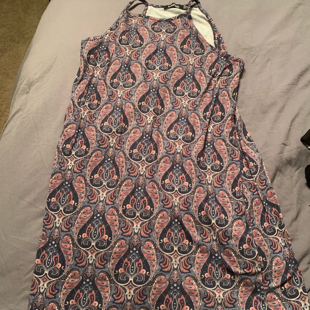 Paisley mini dress